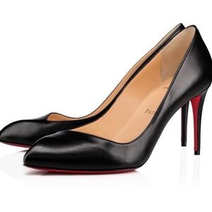 Christian Louboutin Black Heel Corneille 85 Nappa Black 38.5